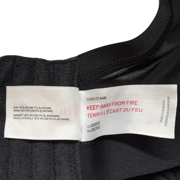 Penningtons, Plus Size Bra & Panty Set 44G, 2X, Black, Pink 🫦 - Picture 6 of 10